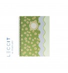 Caderno Espiral A5 Quadriculado FLOWERS Waves 80Fls 1un