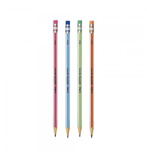 Lápis Grafite 2HB Giotto Matita com Borracha Cx 12un
