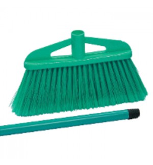 Vassoura Nylon Despontada Super Pelo Macio com Cabo