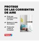 Fita Adesiva Espuma Veda Portas 9mmx6m Tesa