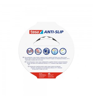 Fita Adesiva Antiderrapante 25mmx15m Tesa Preto