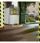 Fita Adesiva PP Sinalização Amarelo/ Preto 50mmx66m 1un