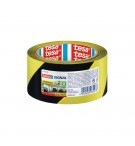 Fita Adesiva PP Sinalização Amarelo/ Preto 50mmx66m 1un