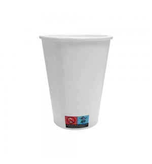 Copos 240ml Papel 8oz Branco 50un