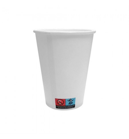 Copos 240ml Papel 8oz Branco 50un