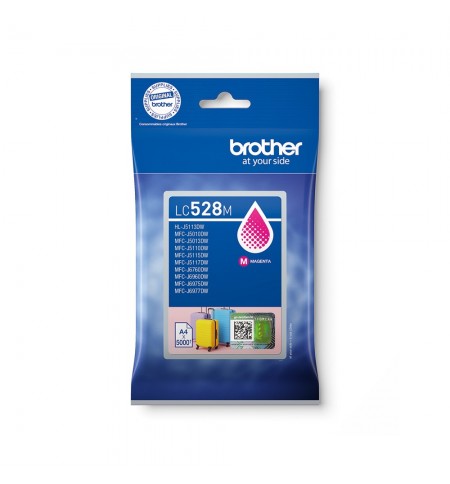 Tinteiro Brother LC528M Magenta 5000 Pág.