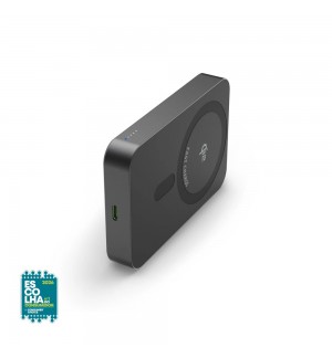 Powerbank 10000mAh Qi2 Magnético Cinza