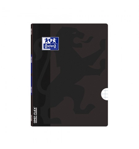 Caderno Agrafado A4 Quadric Oxford Openflex Preto 48Fls 1un