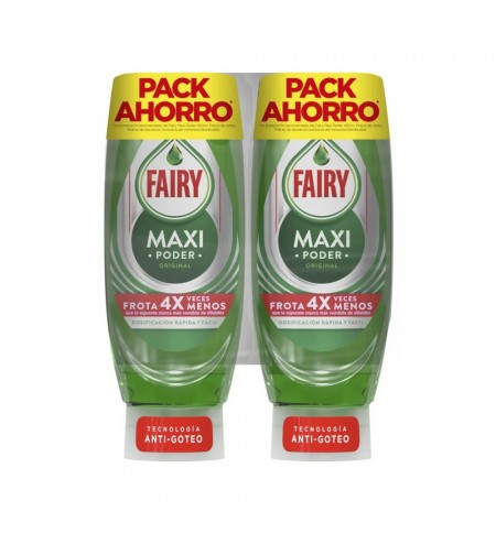 Detergente Manual Loiça Fairy Maxi Poder 2x450ml