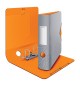 Pasta Arquivo L80 Leitz Urban Chic PP Cinza/Laranja
