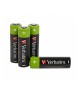 Pilhas Recarregáveis AA 1.2V 2500mAh Verbatim 4un
