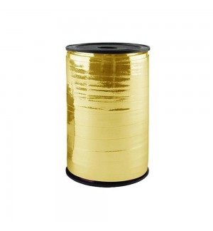 Fita Embrulho 10mmx100m Ouro Metalizado 1 Rolo
