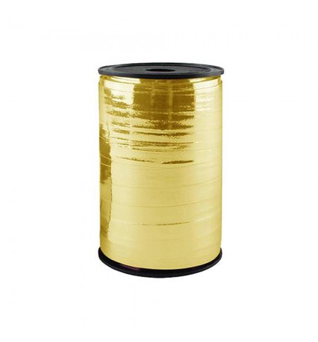 Fita Embrulho 10mmx100m Ouro Metalizado 1 Rolo