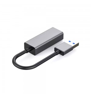 Adaptador USB-A 3.0 para Ethernet Gigabit Preto