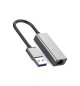 Adaptador USB-A 3.0 para Ethernet Gigabit Preto