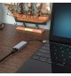 Adaptador USB-A 3.0 para Ethernet Gigabit Preto