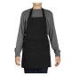 Avental com Peito 60x72cm com Bolso Central Preto