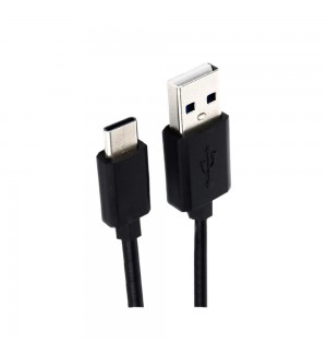 Cabo USB-A 2.0 Macho/USB-C Macho 2.0 1m Preto