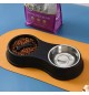 Comedouro Duplo para Cão e Gato 38x18,5 2x400ml