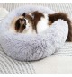 Cama para Cães e Gatos Redonda 50cm Cinzento