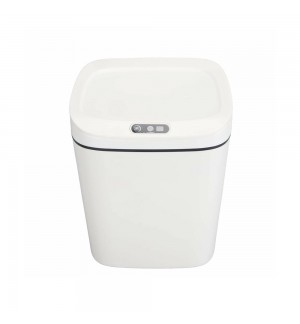 Contentor 12L Plástico com Sensor Branco