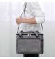 Mala Térmica de Viagem e Campismo 31x19x23cm 15L Cinzento
