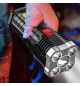 Lanterna Recarregável 1000 Lumens Preto/Prata