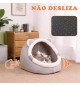 Cama para Gatos 31x30x28cm Cinzento