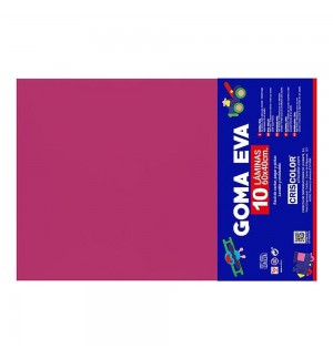 Placa de Goma EVA 40x60cm Fucsia 1un