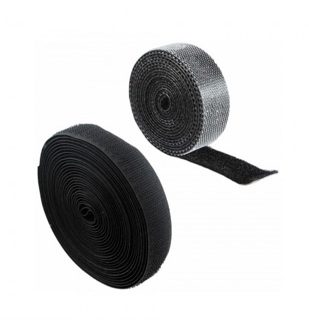 Organizador de Cabos Fitas Velcro 20mmx5m Preto