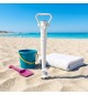 Suporte Espiral para Chapéu de Sol Praia Branco