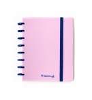 Caderno EcoSmart Classroom A5 PP Ambar Rosa 100g 100Fls