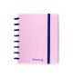 Caderno EcoSmart Classroom A5 PP Ambar Rosa 100g 100Fls