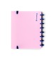 Caderno EcoSmart Classroom A5 PP Ambar Rosa 100g 100Fls