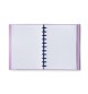 Caderno EcoSmart Classroom A5 PP Ambar Rosa 100g 100Fls