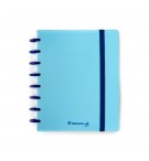 Caderno EcoSmart Classroom A5 PP Ambar Azul 100Fls