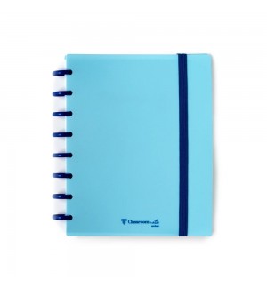 Caderno EcoSmart Classroom A5 PP Ambar Azul 100Fls