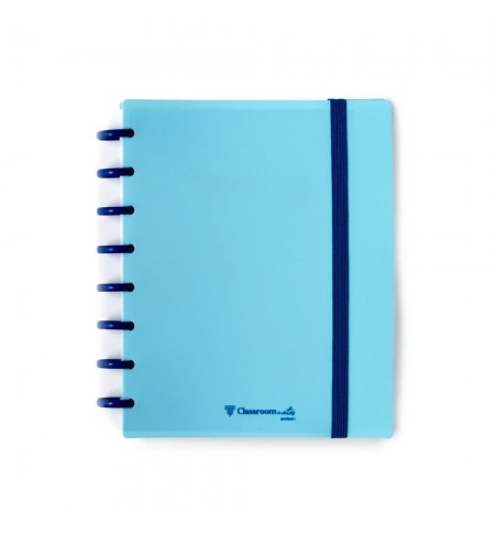 Caderno EcoSmart Classroom A5 PP Ambar Azul 100Fls