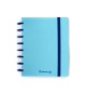 Caderno EcoSmart Classroom A5 PP Ambar Azul 100Fls