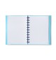 Caderno EcoSmart Classroom A5 PP Ambar Azul 100Fls