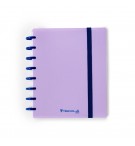 Caderno EcoSmart Classroom A5 PP Ambar Alfazema 100Fs
