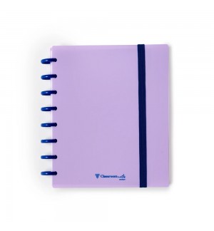 Caderno EcoSmart Classroom A5 PP Ambar Alfazema 100Fs