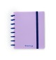 Caderno EcoSmart Classroom A5 PP Ambar Alfazema 100Fs