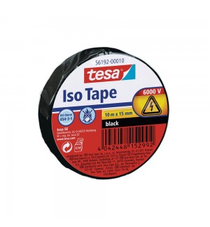 Fita Adesiva Tesa Isolamento Elétrico 15mmx10m Preto