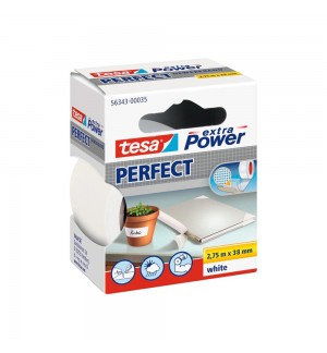 Fita Adesiva Tecido 38mmx2.75m Extra Power Tesa Branca