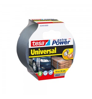 Fita Adesiva Tecido 50mmx10m Extra Power Tesa Cinza
