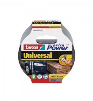 Fita Adesiva Tecido 50mmx10m Extra Power Tesa Cinza