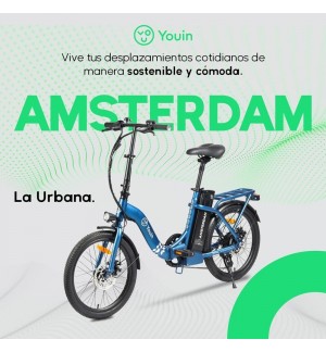 Bicicleta Elétrica Dobrável Urbana YOUIN Amesterdam IV