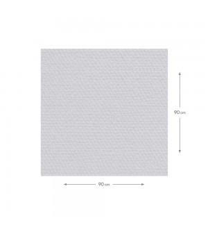 Toalhas Mesa Papel 90x90cm 35g (Eco) Cinza 200un