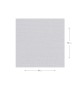Toalhas Mesa Papel 90x90cm 35g (Eco) Cinza 200un
